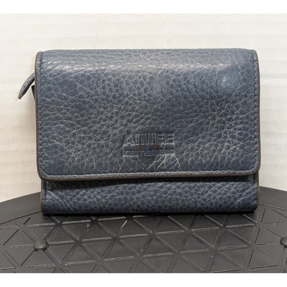 Aimee Kestenberg Wallet Change Purse 4 1/2"x 3 1/2"  3 Compartments Card Slot ID